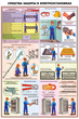 ПС29 средства защиты в электроустановках (ламинированная бумага, a2, 3 листа) - Охрана труда на строительных площадках - Плакаты для строительства - Магазин охраны труда Протекторшоп